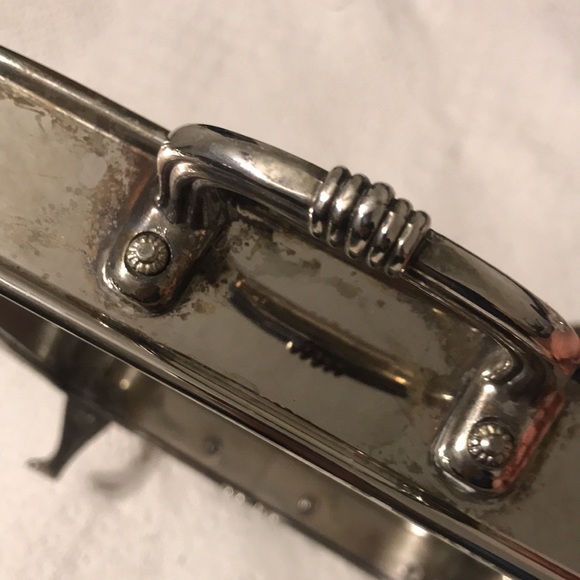 Silver Serving Stand with glass missing - Picture 6 of 10